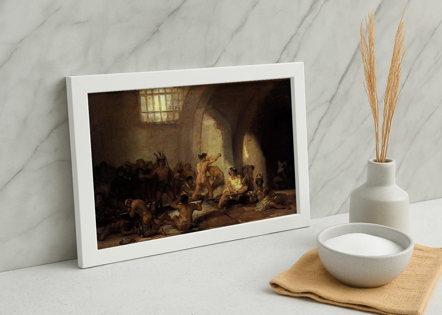 Cuadro Casa de locos (Francisco de Goya)