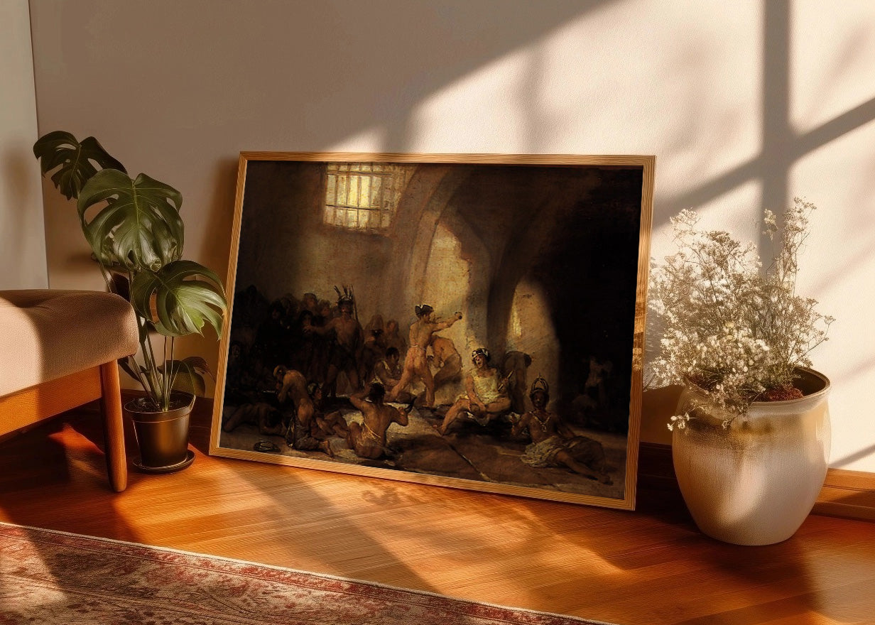 Cuadro Casa de locos (Francisco de Goya)