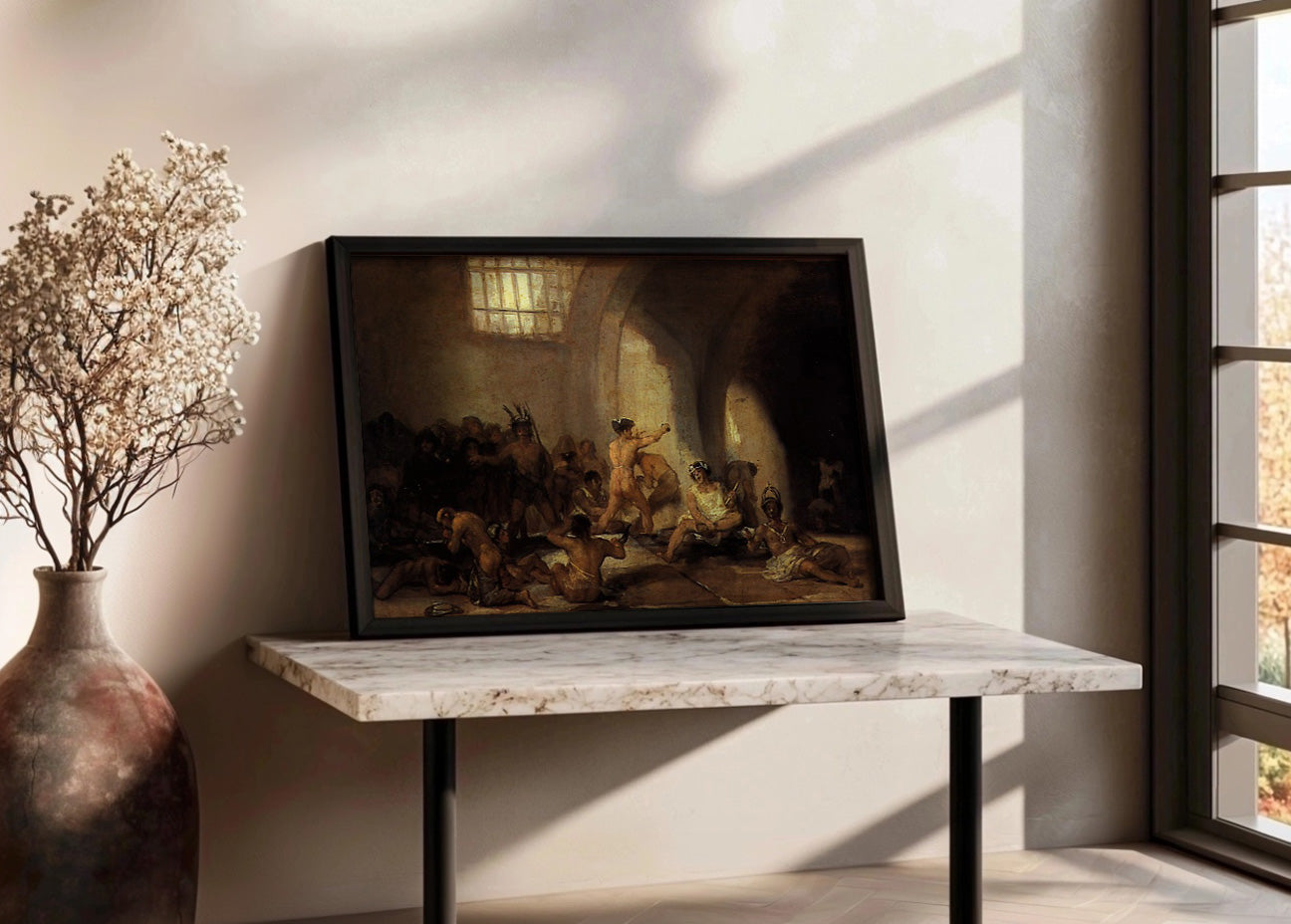 Cuadro Casa de locos (Francisco de Goya)