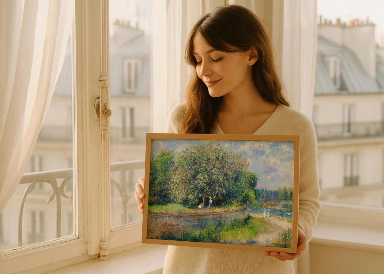 Cuadro Castaño en flor (Renoir)