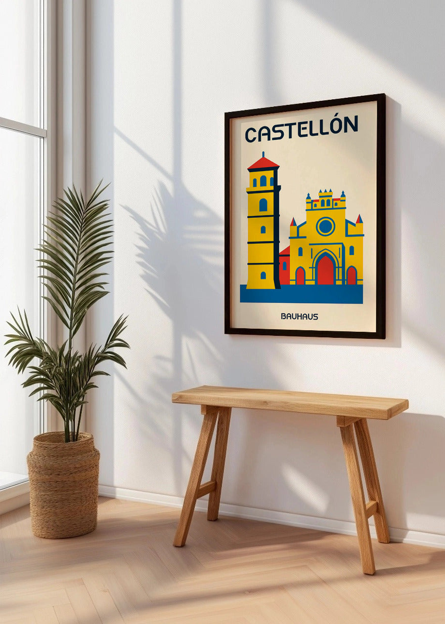 Cuadro Castellón Poster Bauhaus