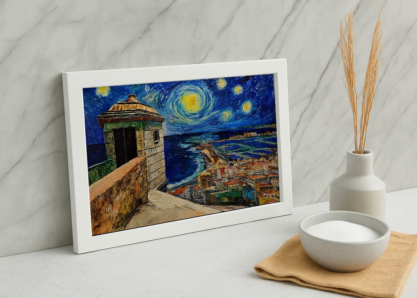 Cuadro Castillo de Santa Bárbara - Van Gogh