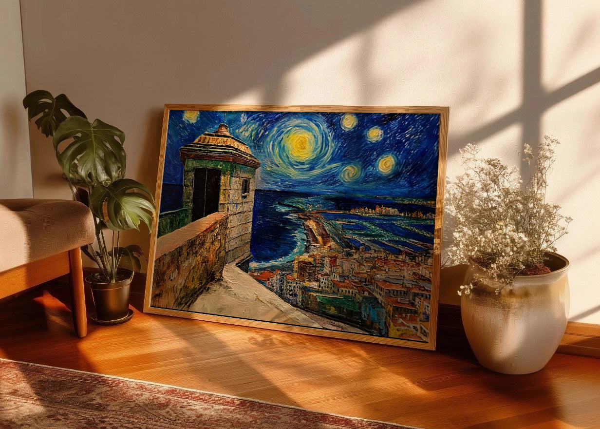 Cuadro Castillo de Santa Bárbara - Van Gogh