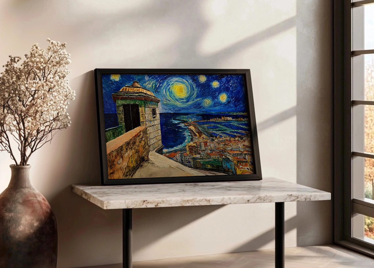 Cuadro Castillo de Santa Bárbara - Van Gogh