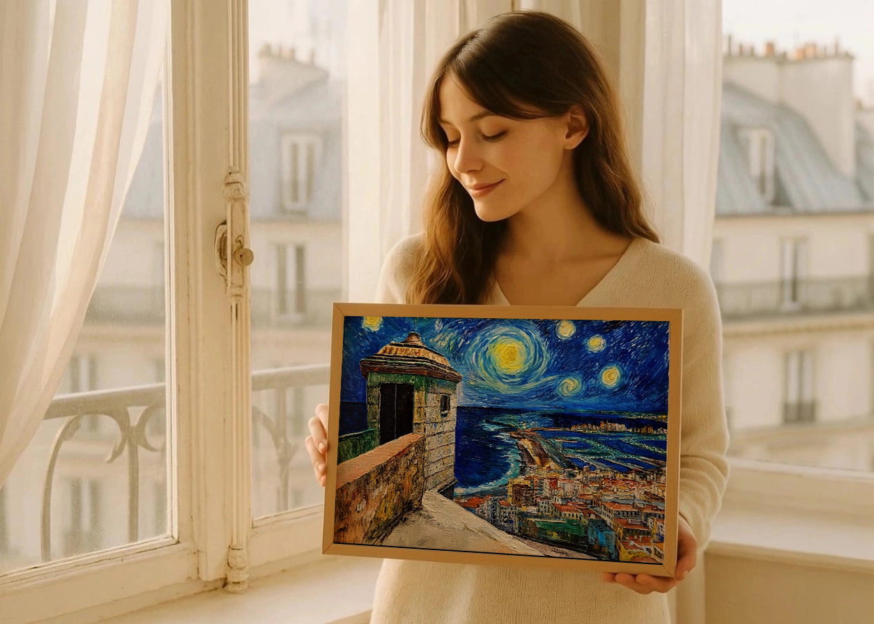 Cuadro Castillo de Santa Bárbara - Van Gogh