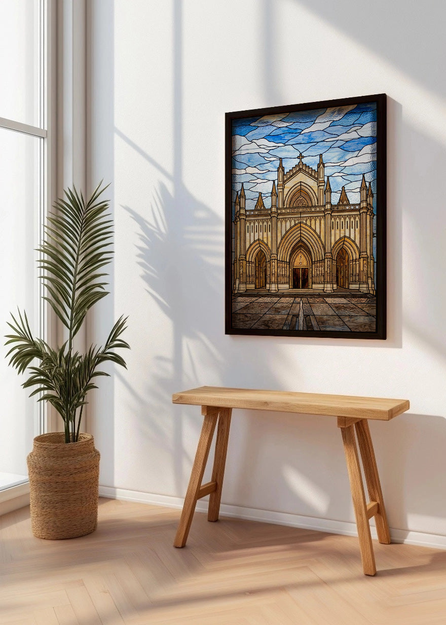 Cuadro Catedral de María Inmaculada de Vitoria - Vidriera