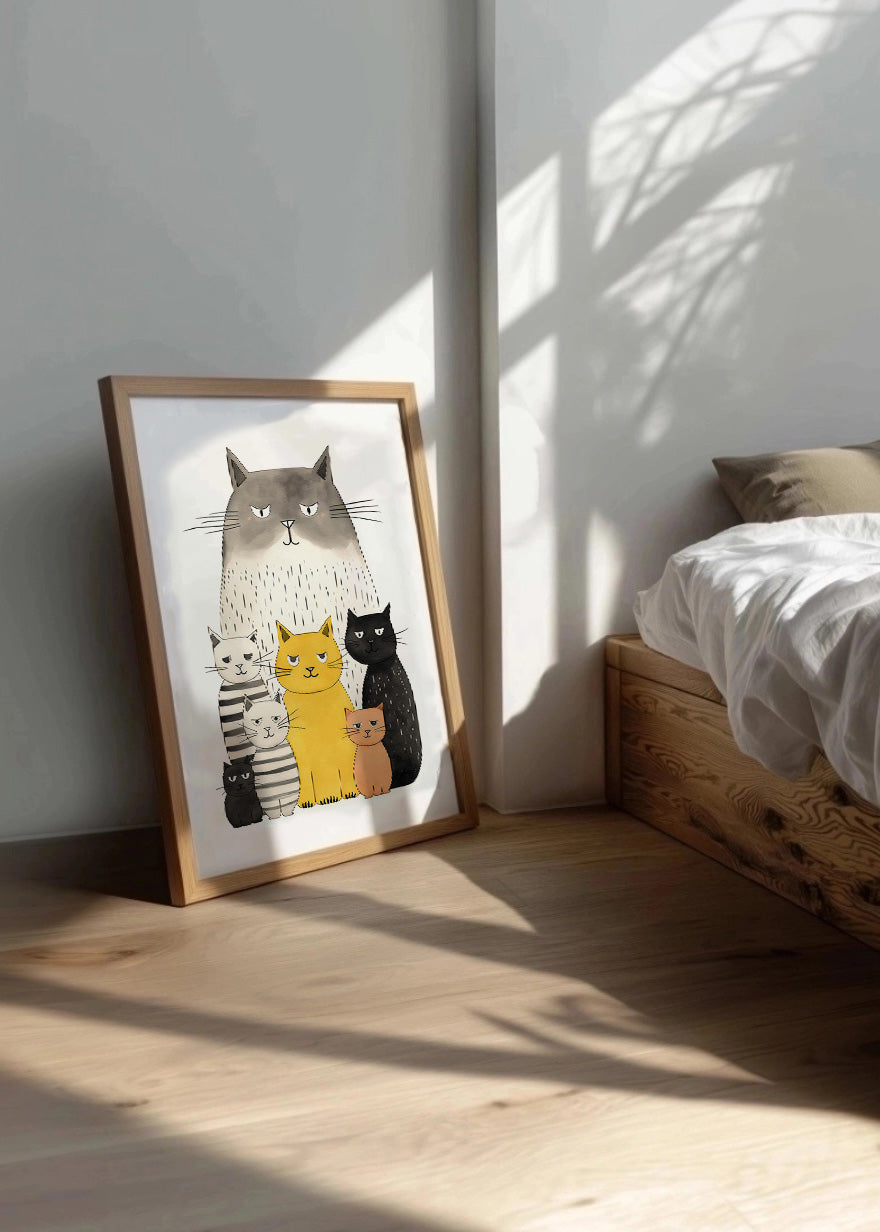 Cuadro Cat friends