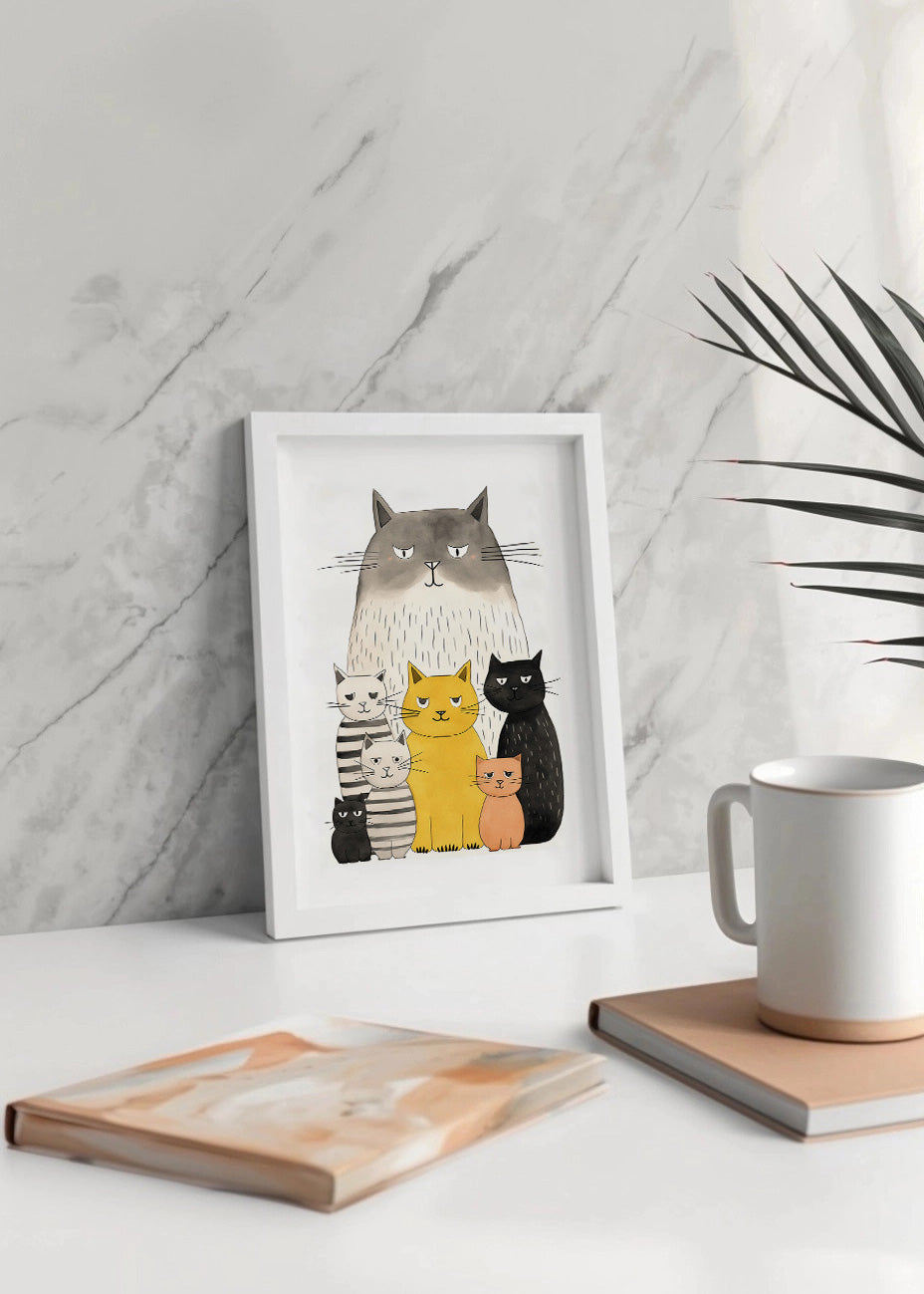 Cuadro Cat friends