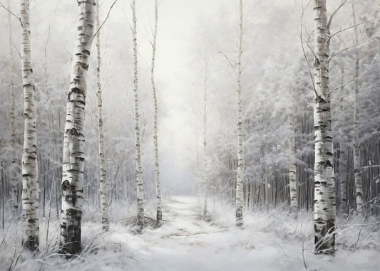 Cuadro Cayó el invierno