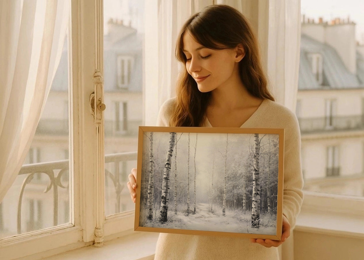 Cuadro Cayó el invierno