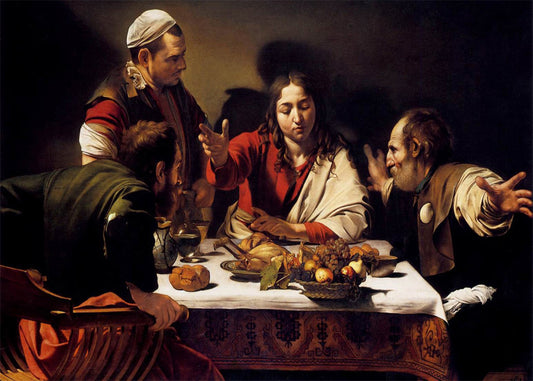 Cuadro Cena en Emaús (Caravaggio)