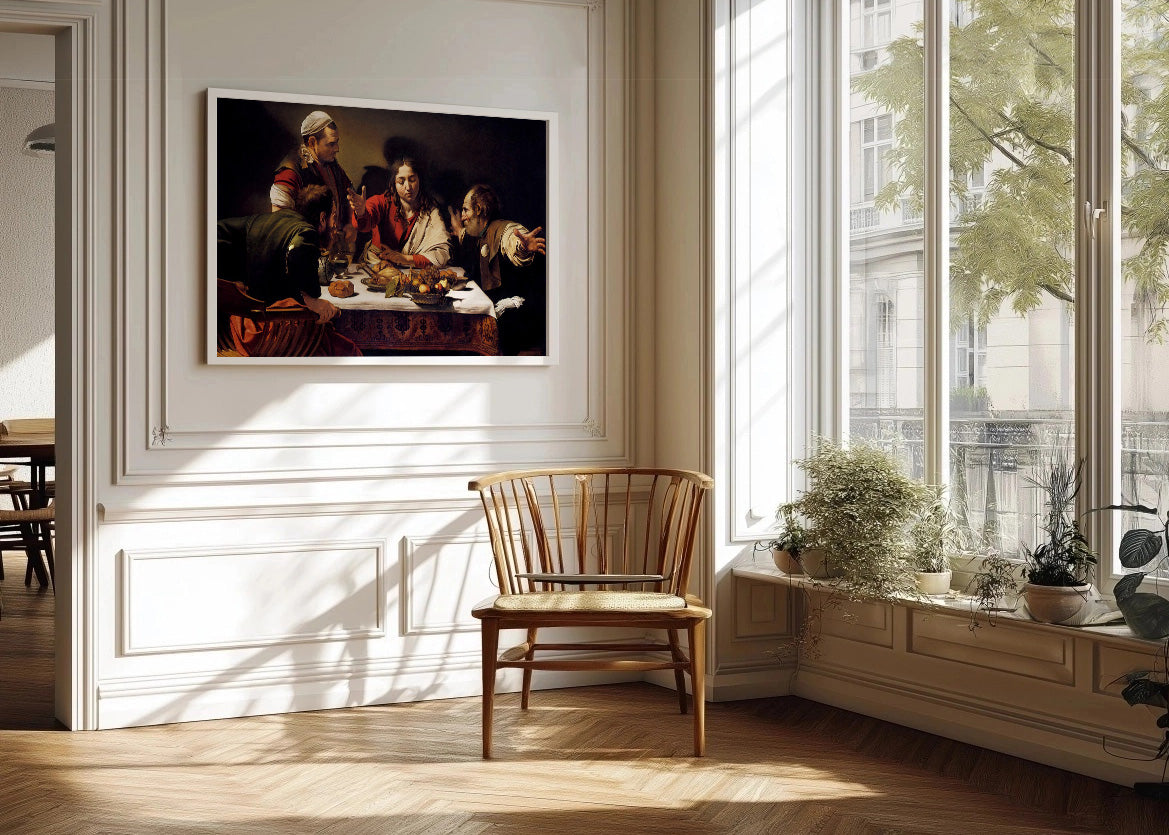 Cuadro Cena en Emaús (Caravaggio)