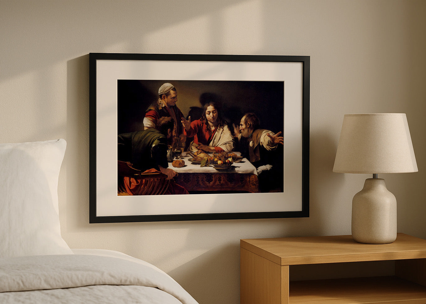 Cuadro Cena en Emaús (Caravaggio)