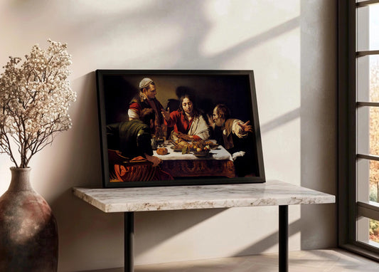 Cuadro Cena en Emaús (Caravaggio)