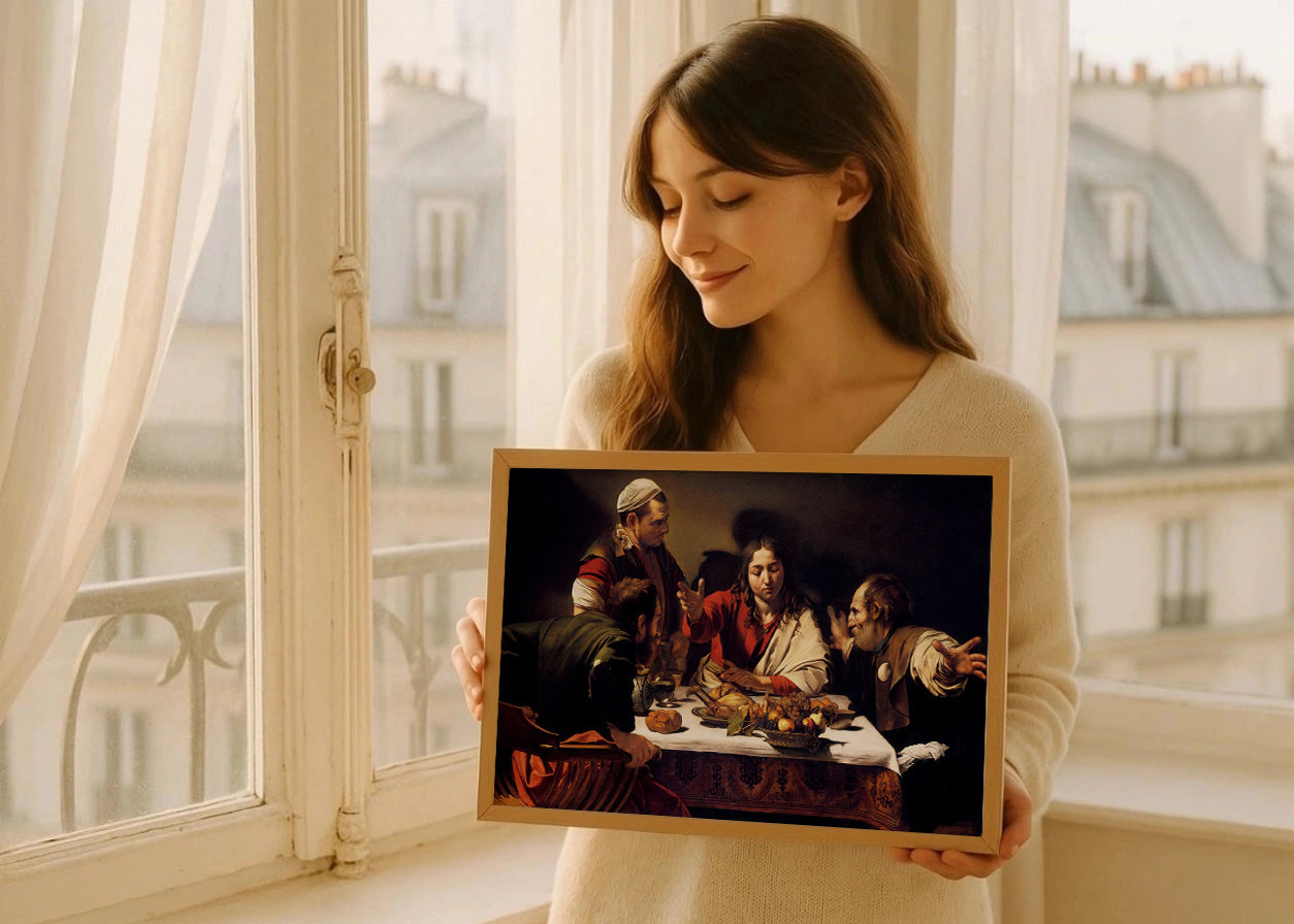 Cuadro Cena en Emaús (Caravaggio)