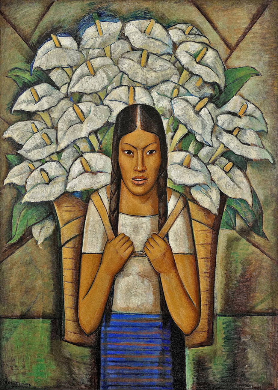 Cuadro Chica vendiendo alcatraces (Alfredo Ramos Martinez)