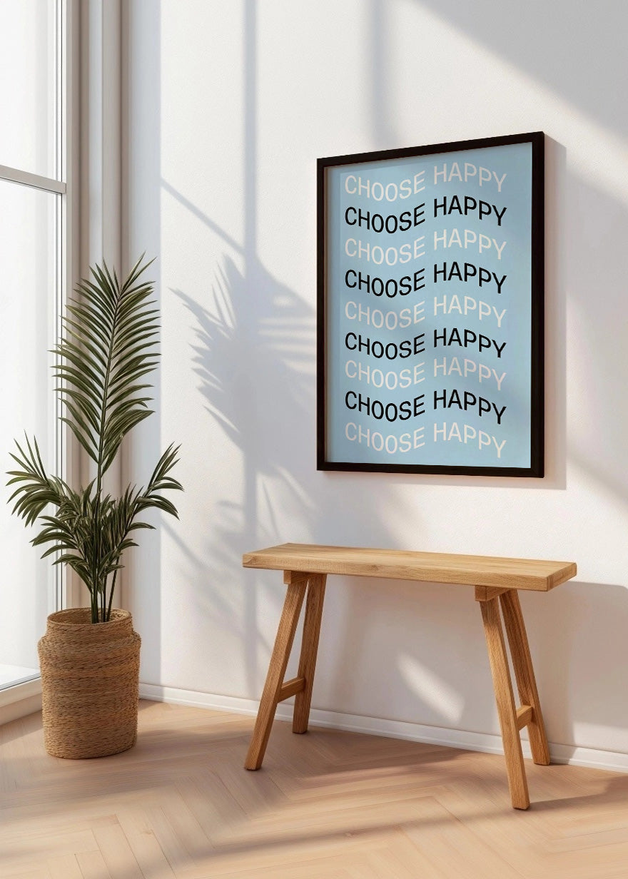 Cuadro Choose happy