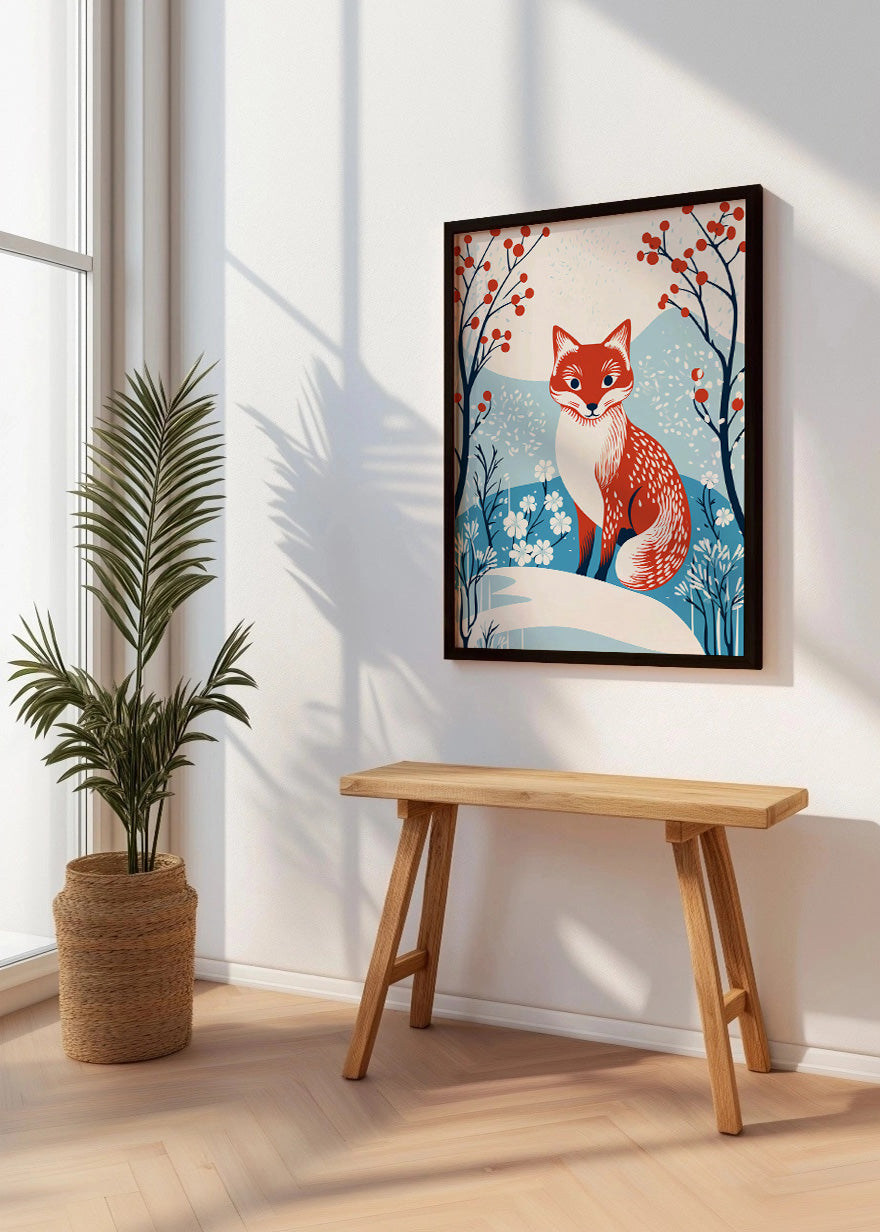Cuadro Christmas fox