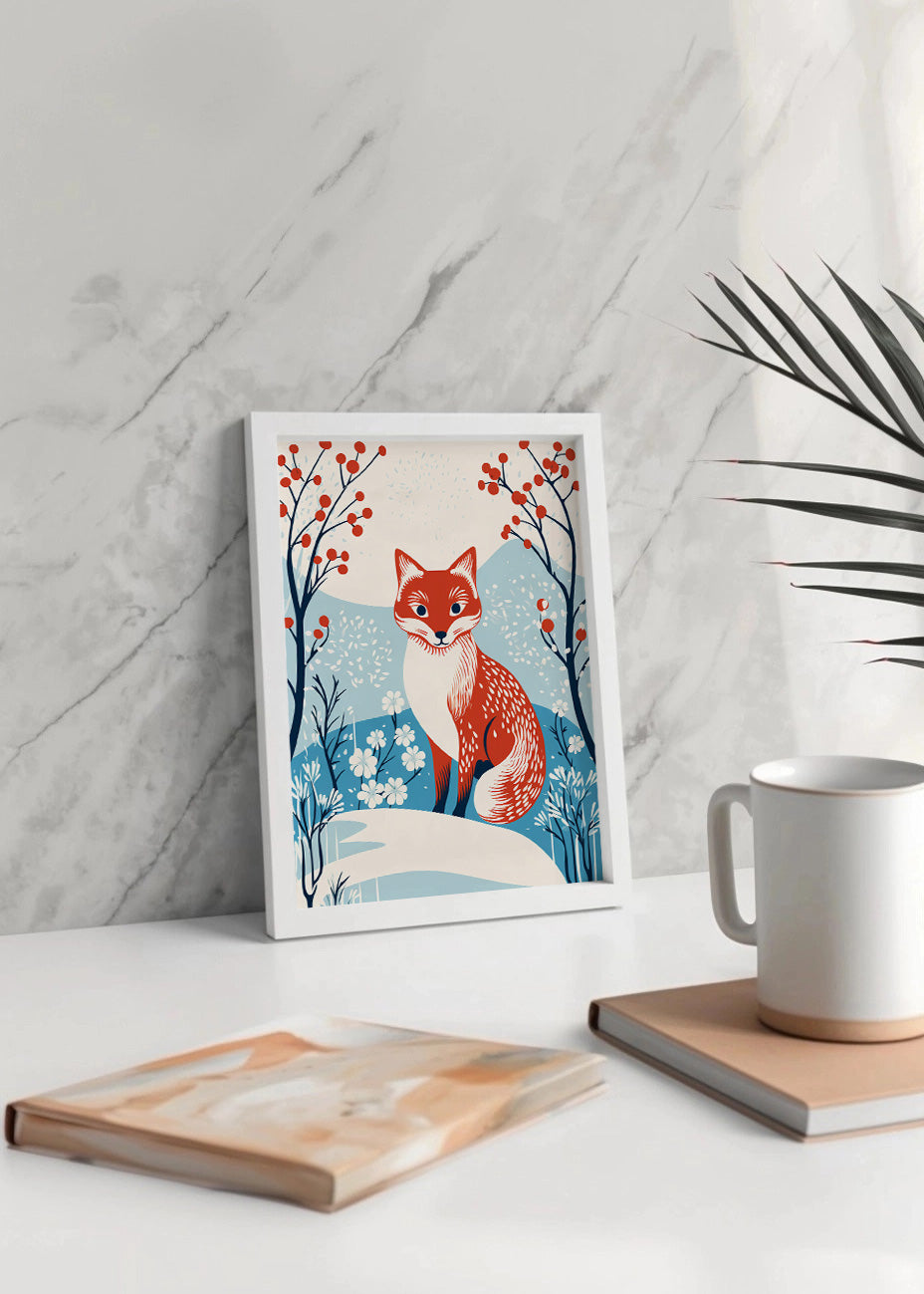 Cuadro Christmas fox