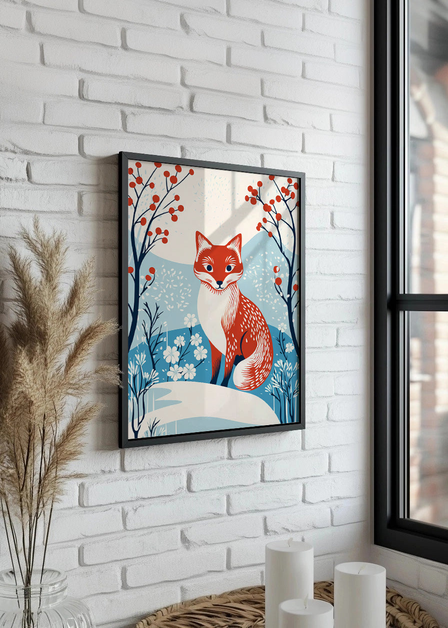 Cuadro Christmas fox