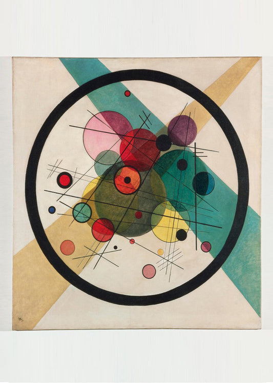 Cuadro Círculos en un círculo (Kandinsky)