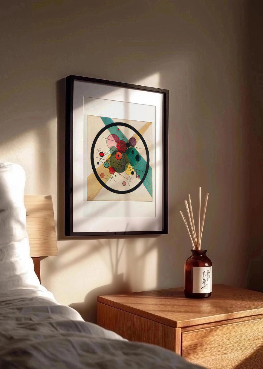 Cuadro Círculos en un círculo (Kandinsky)