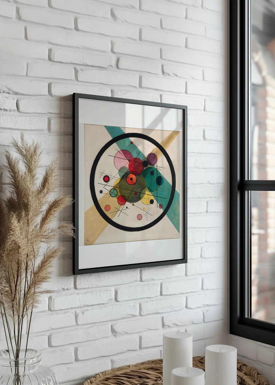 Cuadro Círculos en un círculo (Kandinsky)
