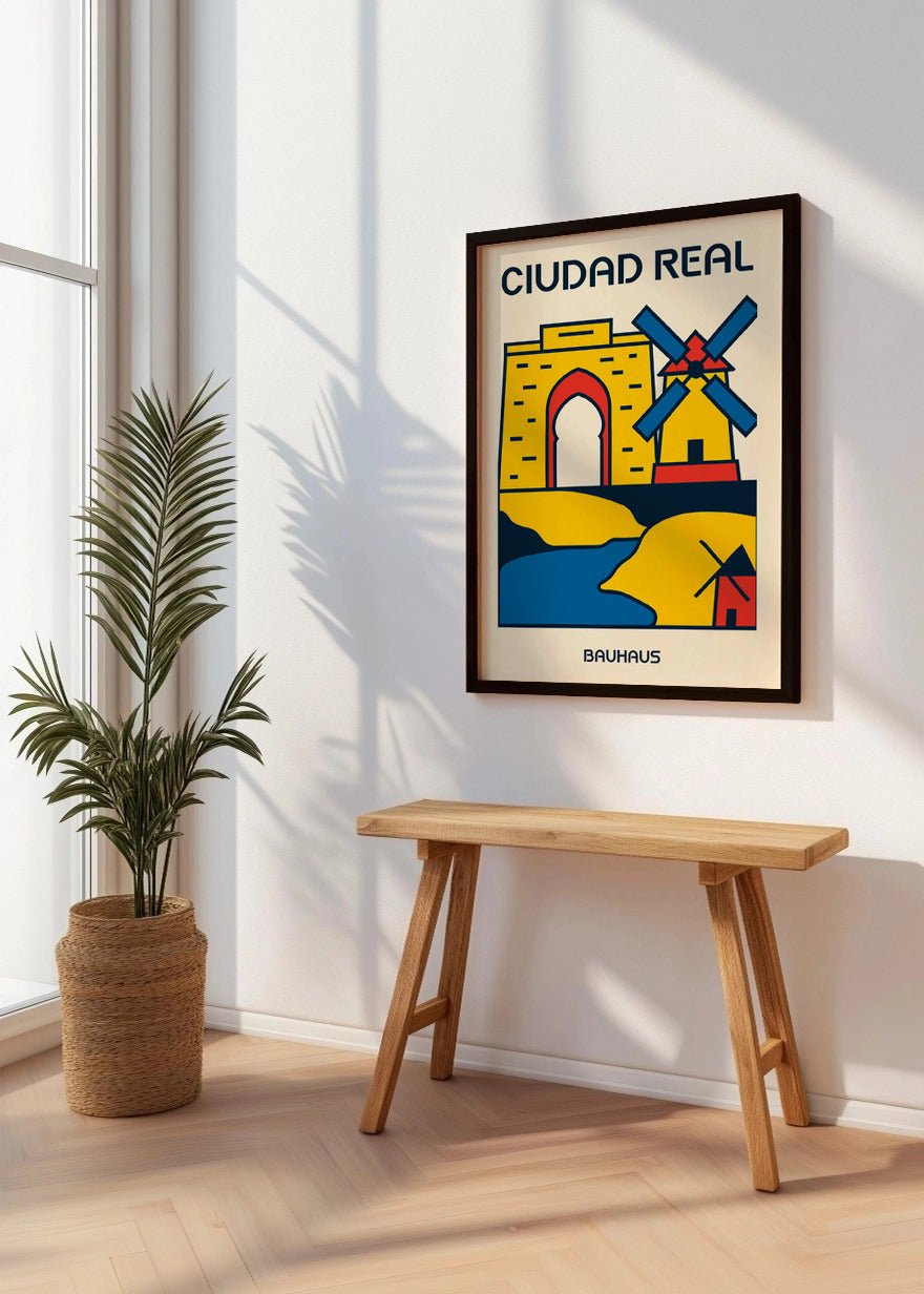 Cuadro Ciudad Real Poster Bauhaus