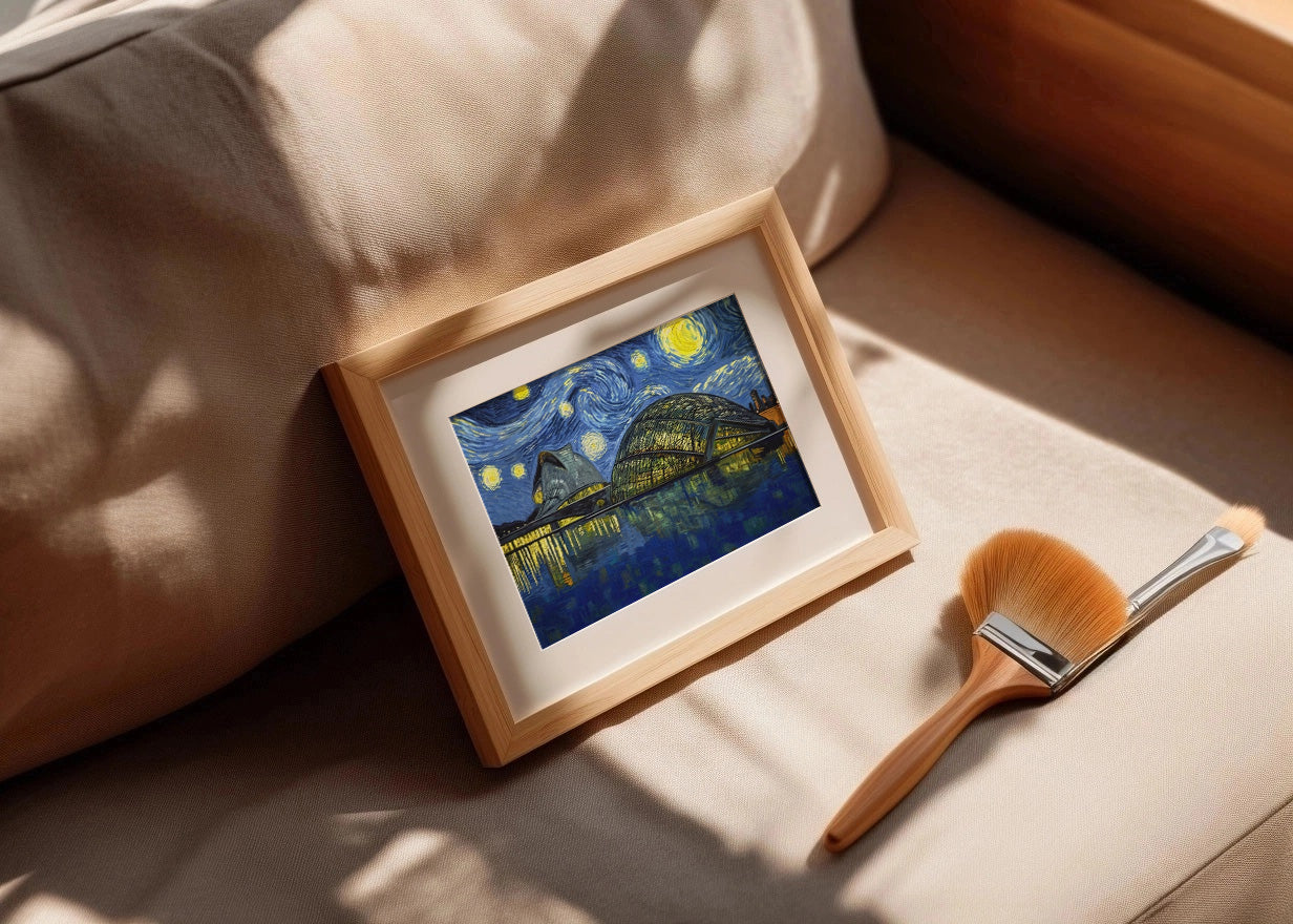 Cuadro Ciudad de las Artes y las Ciencias de Valencia - Van Gogh