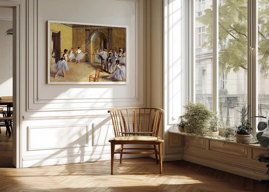 Cuadro Clase de baile en la ópera (Edgar Degas)