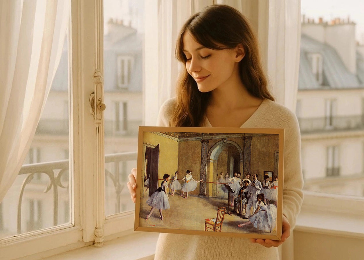 Cuadro Clase de baile en la ópera (Edgar Degas)