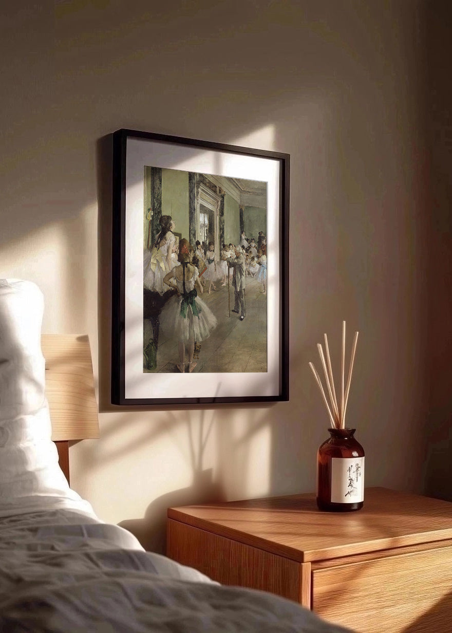 Cuadro Clase de ballet (Edgar Degas)