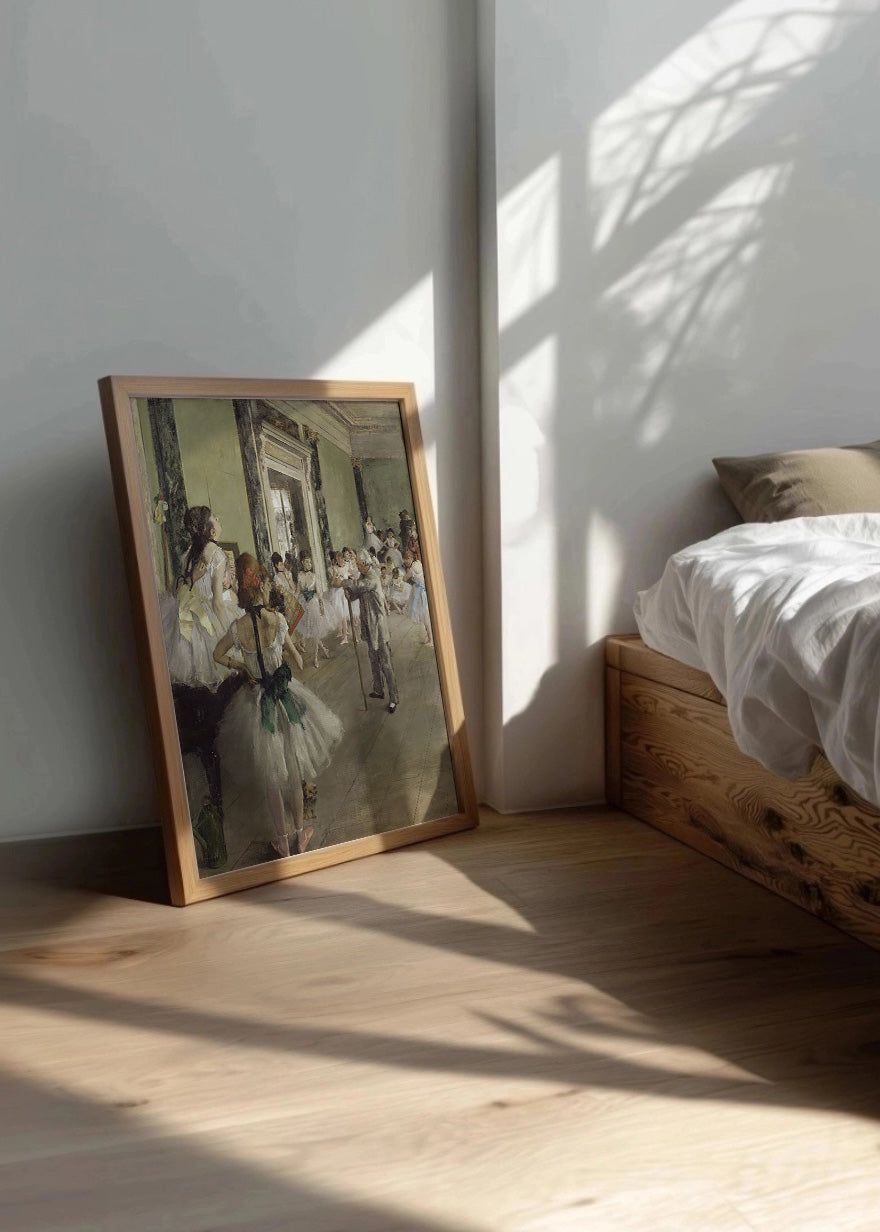 Cuadro Clase de ballet (Edgar Degas)