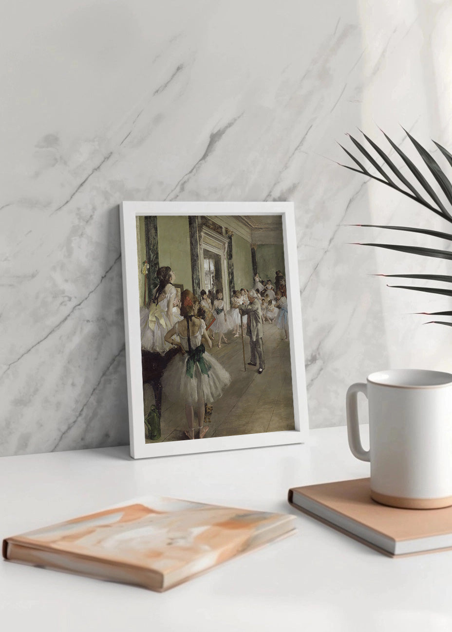 Cuadro Clase de ballet (Edgar Degas)