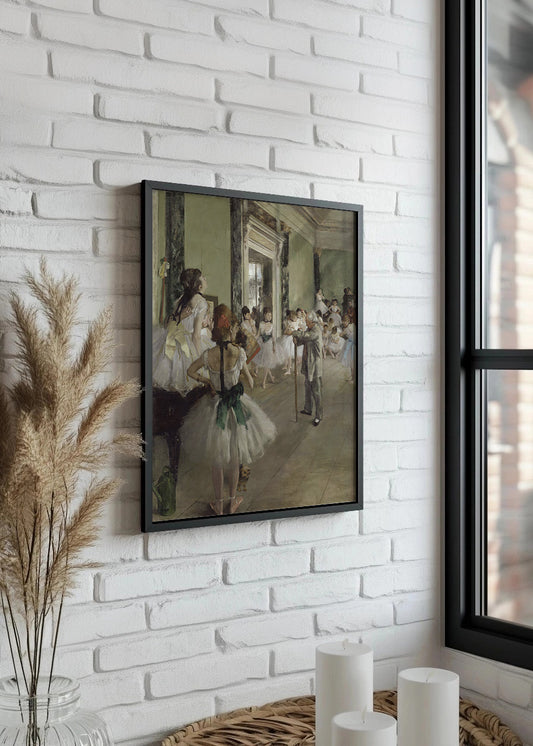 Cuadro Clase de ballet (Edgar Degas)