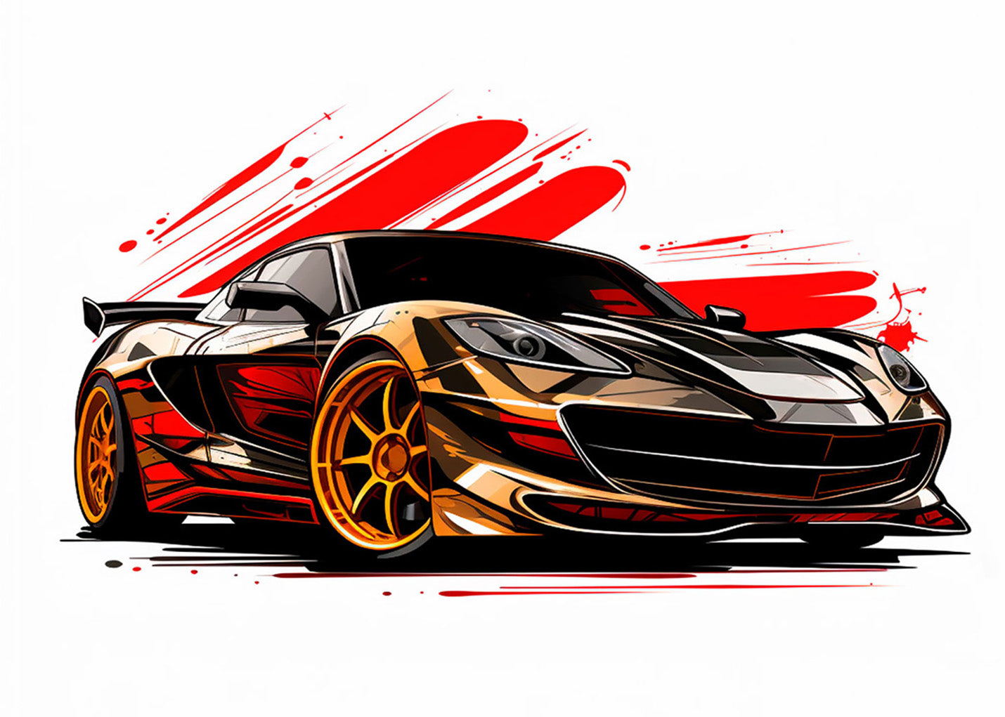 Cuadro Aesthetic sport car