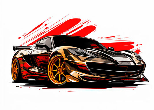 Cuadro Aesthetic sport car