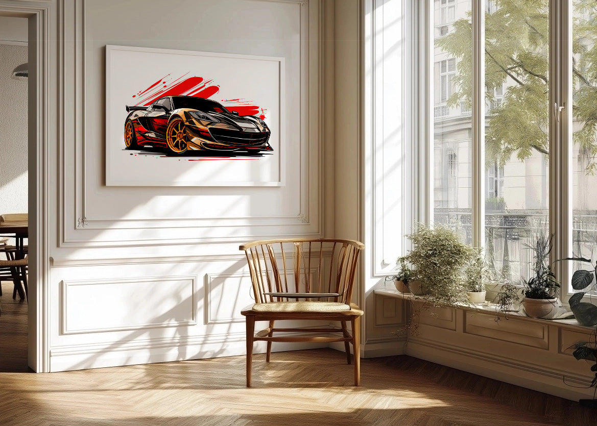 Cuadro Aesthetic sport car
