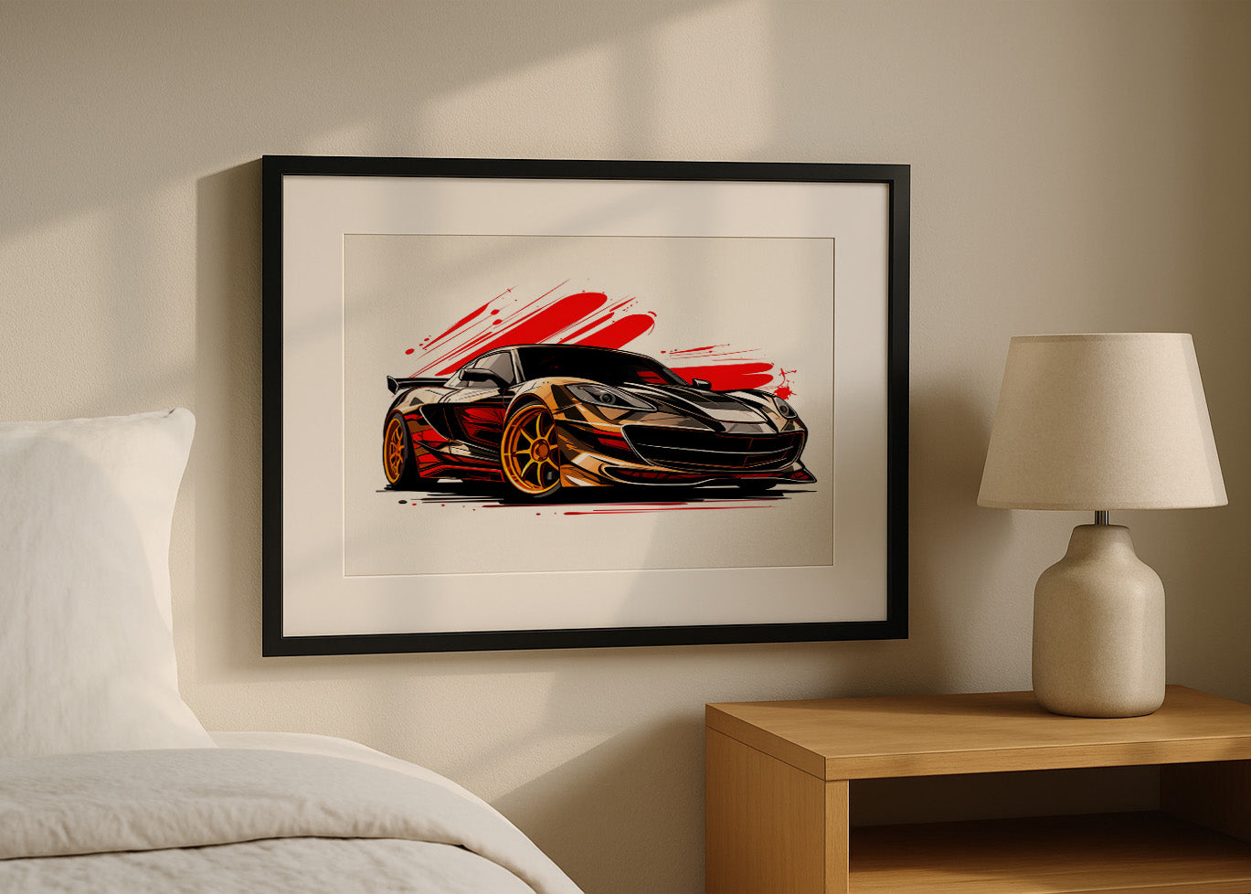 Cuadro Aesthetic sport car