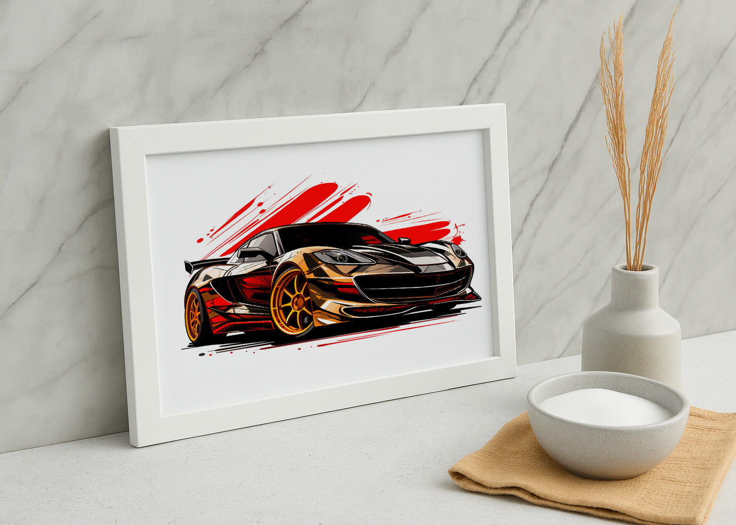 Cuadro Aesthetic sport car