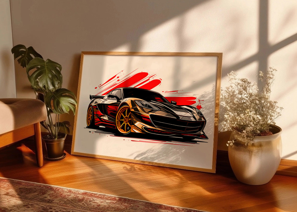 Cuadro Aesthetic sport car