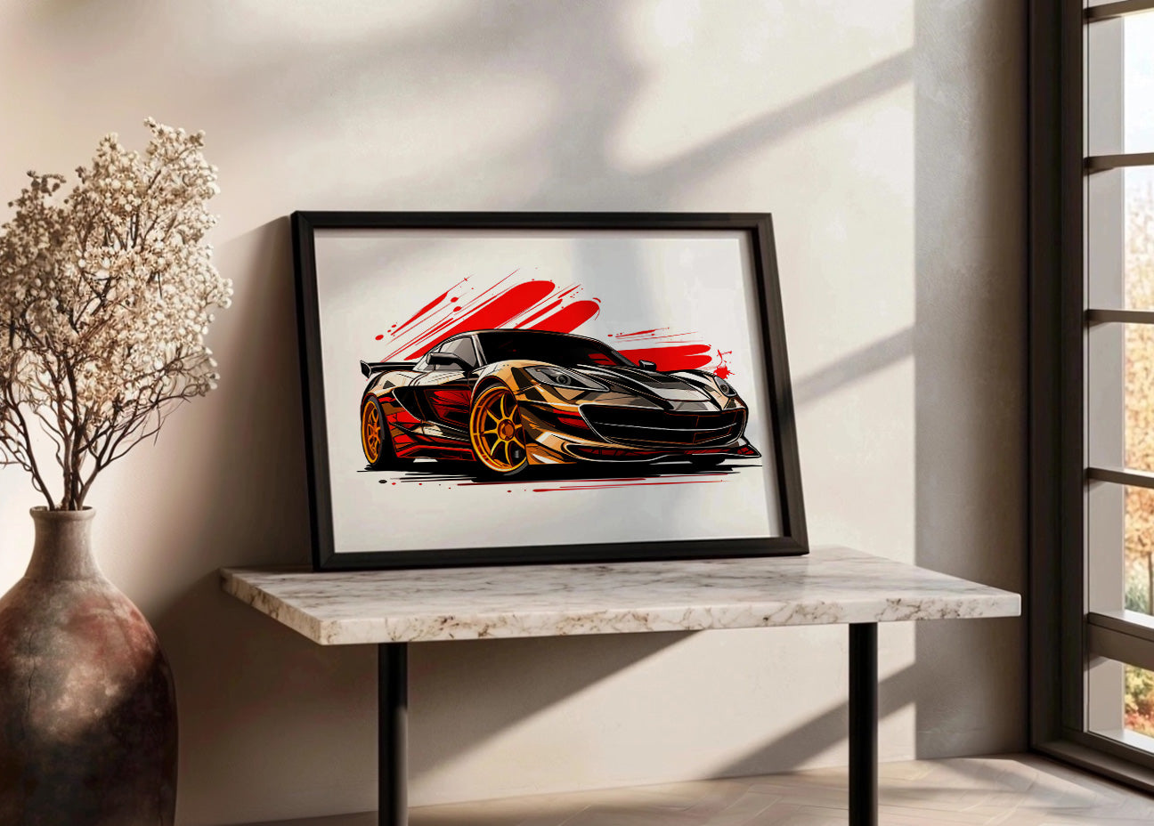 Cuadro Aesthetic sport car