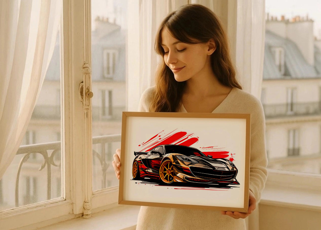 Cuadro Aesthetic sport car