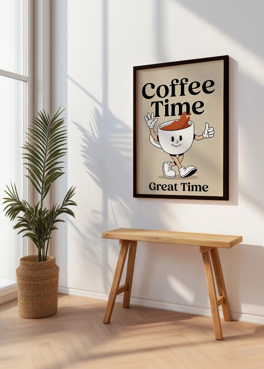 Cuadro Coffe time - Great time