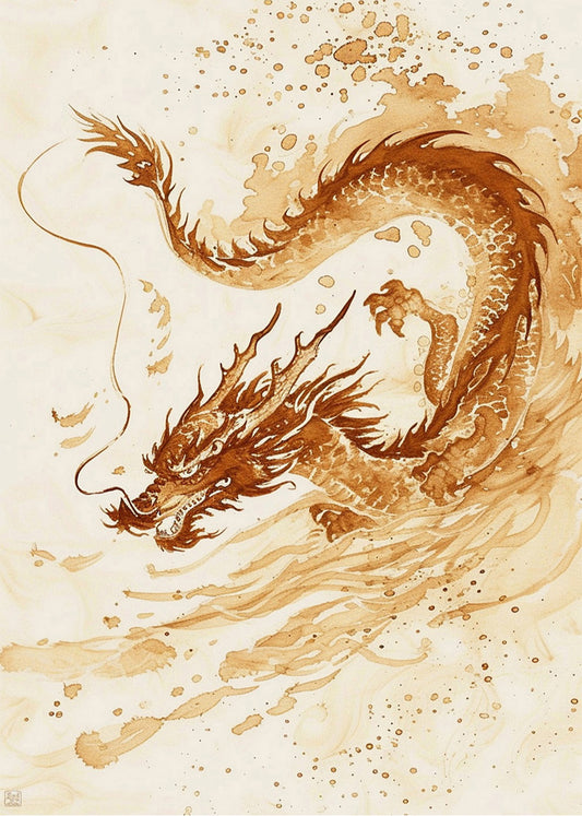 Cuadro Coffe dragon
