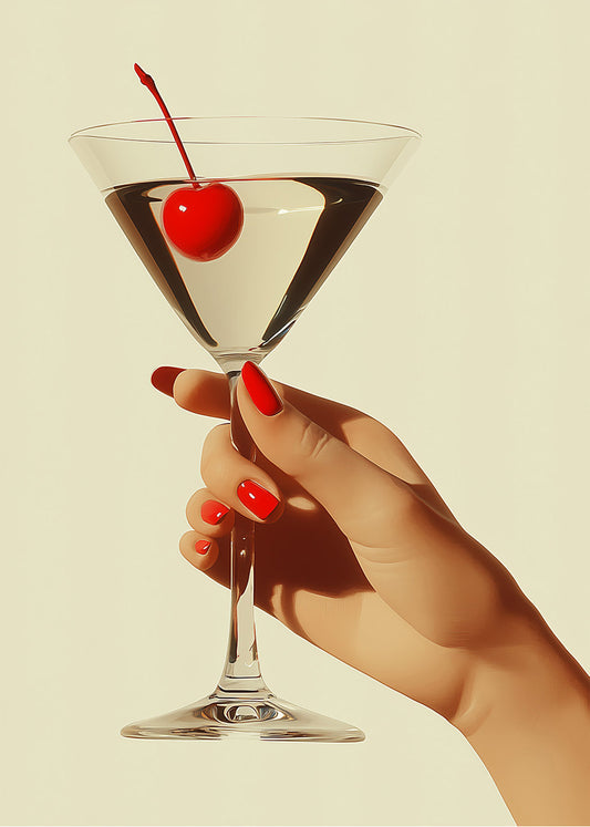 Cuadro Copa con guinda