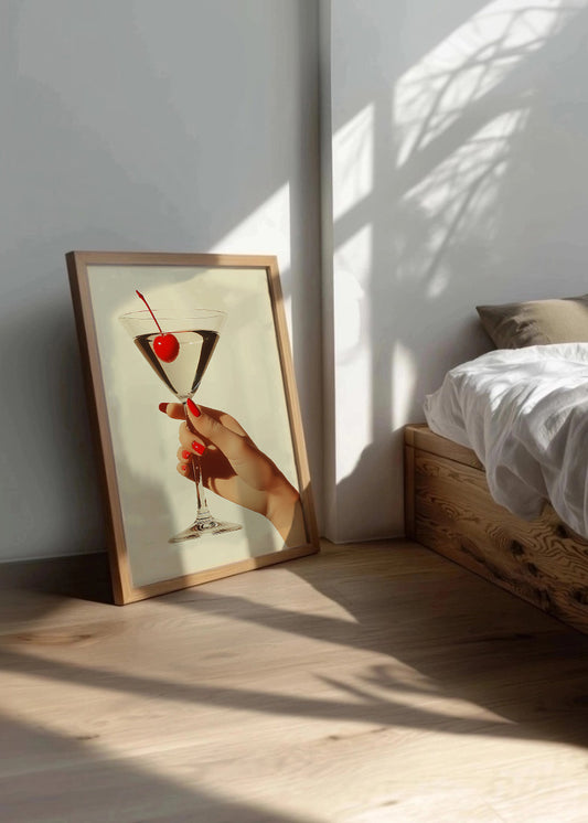 Cuadro Copa con guinda