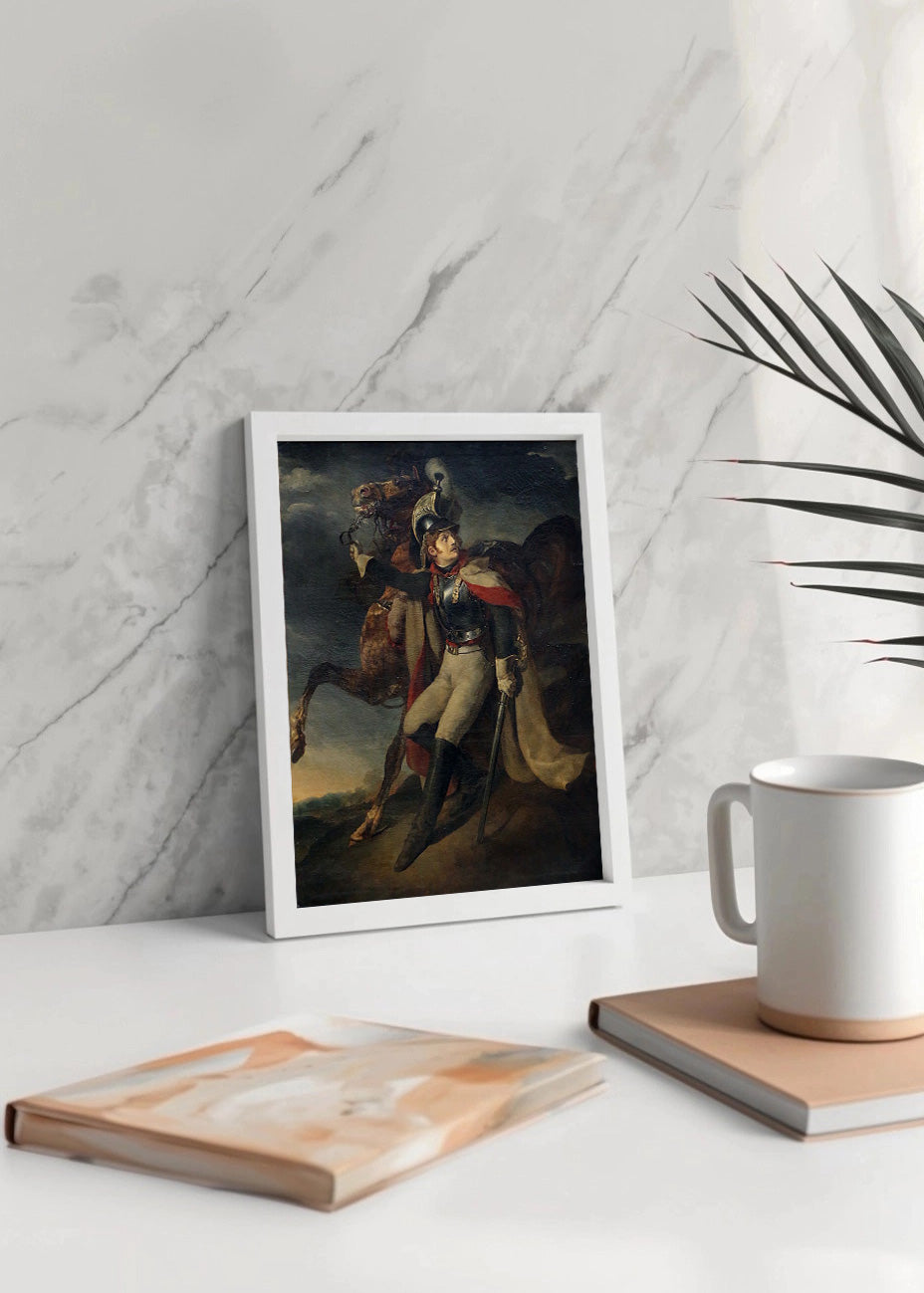 Cuadro Coracero herido (Theodore Gericault)