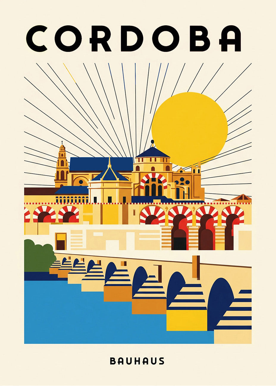 Cuadro Cordoba Poster Bauhaus