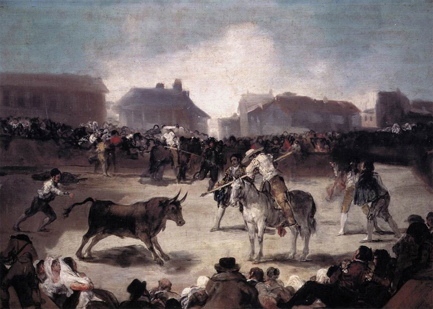 Cuadro Corrida de toros de pueblo (Goya)